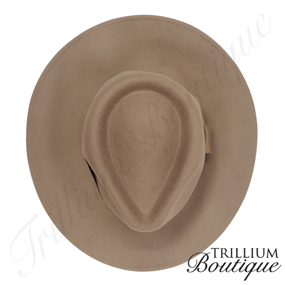 Brixton Hat Joanna Hat Felted 100% Wool Hat Light Tan Medium Outdoor Classic - Picture 12 of 12